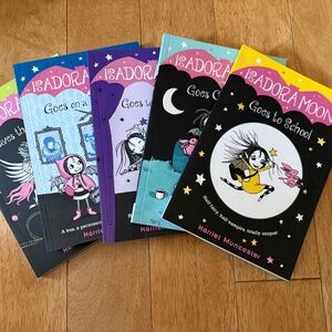 5 Kids books, Isadora Moon (1, 2, 3, 5, 6)